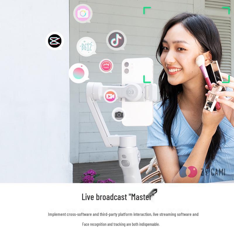 Zhiyun Smooth Q3 Mobile Stabilizer Gimbal Kit - Handheld Anti-Shake Vlog Stand
