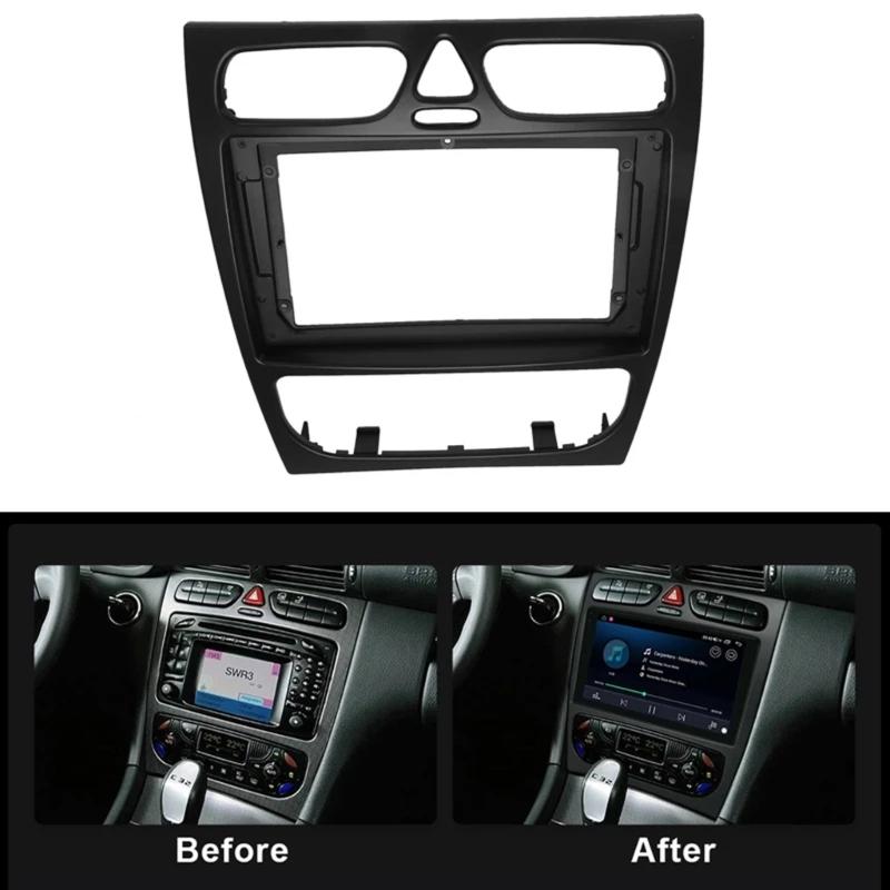 Stylish 9Inch Car Stereo Panel For W203 W209 W463 W639 2002-2004 Stereo Panel Mounting Installation Trim