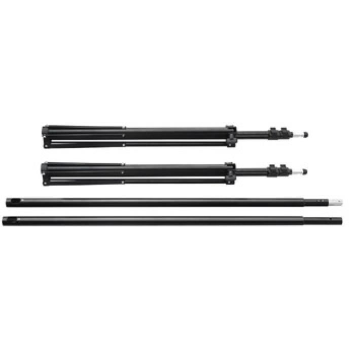 VidaXL Système de support de toile de fond 500 x 300 cm Vert