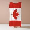Canada Flag Beach Towel: Perfect for Sunny Seaside Adventures! Suitable for Towels, Bath Towels, Beach Towels