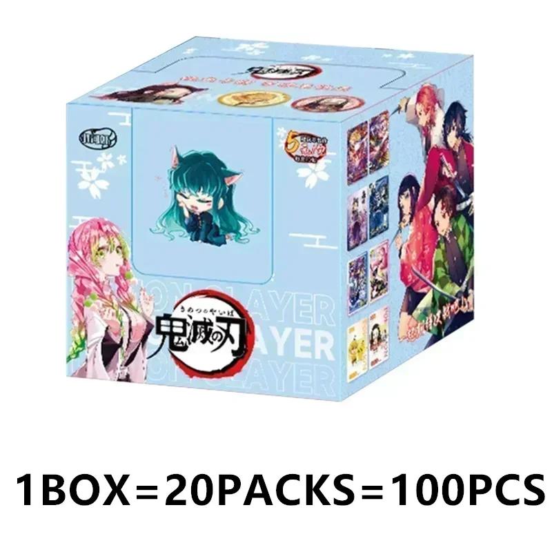 Genuine : Kimetsu No Yaiba Trading Card Kamado Tanjirou Kamado Nezuko Anime Collection Card Board Game Toy Gift