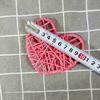 Valentine's Day Heart-shaped Rattan Ball Decoration, Vase and Bowl Filling, Decoration for Props, Window Decoration,  Decor