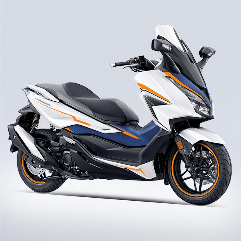 Used for HONDA FORZA 350 Motorcycle Accessories The Line Pattern Printing Protection Stickers Faring Kits Paint Parts Area