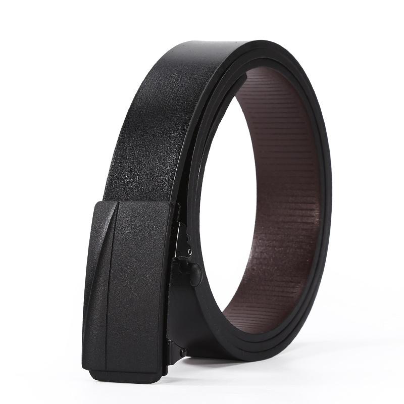 Belt Men'S Classic Inner Wear Toothless Automatic Buckle Belt Business Belt Run Jianghu Stall