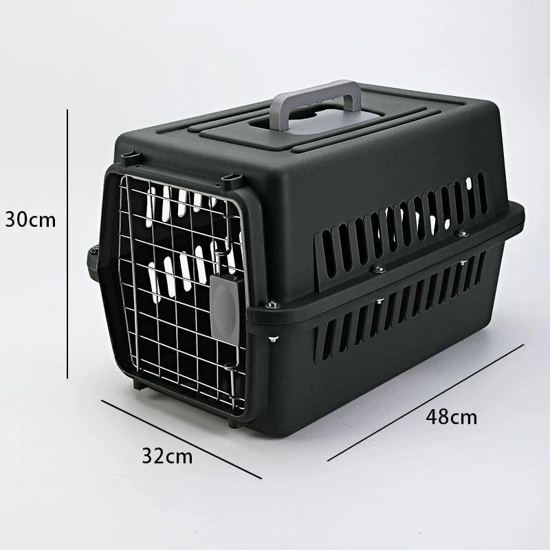 

Клетка для питомца для улицы, кейс для перелёта, портативная клетка для транспортировки питомца, чемодан, сумка для подгузников, товары для питомцев, можно отправить, сумка-саквояж Charcoal (Special)