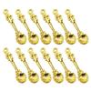 Iplusmile 50-Piece Set of Spoon Pendant Charms, Alloy, Gold Color, 1.30 X 0.35 X 0.09 Inches, for DIY Accessories, Necklaces, Keychains, Bracelets,