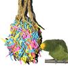 Bird Toys Hanging Pulling Mesh Bag Foraging Bird Wire Drawing Toy