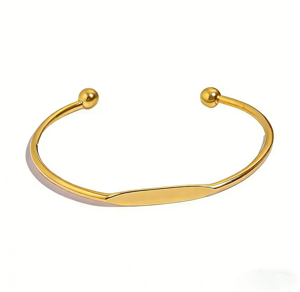 Hot-selling multi-layer line winding geometric opening bracelet set punk wave beaded bracelet