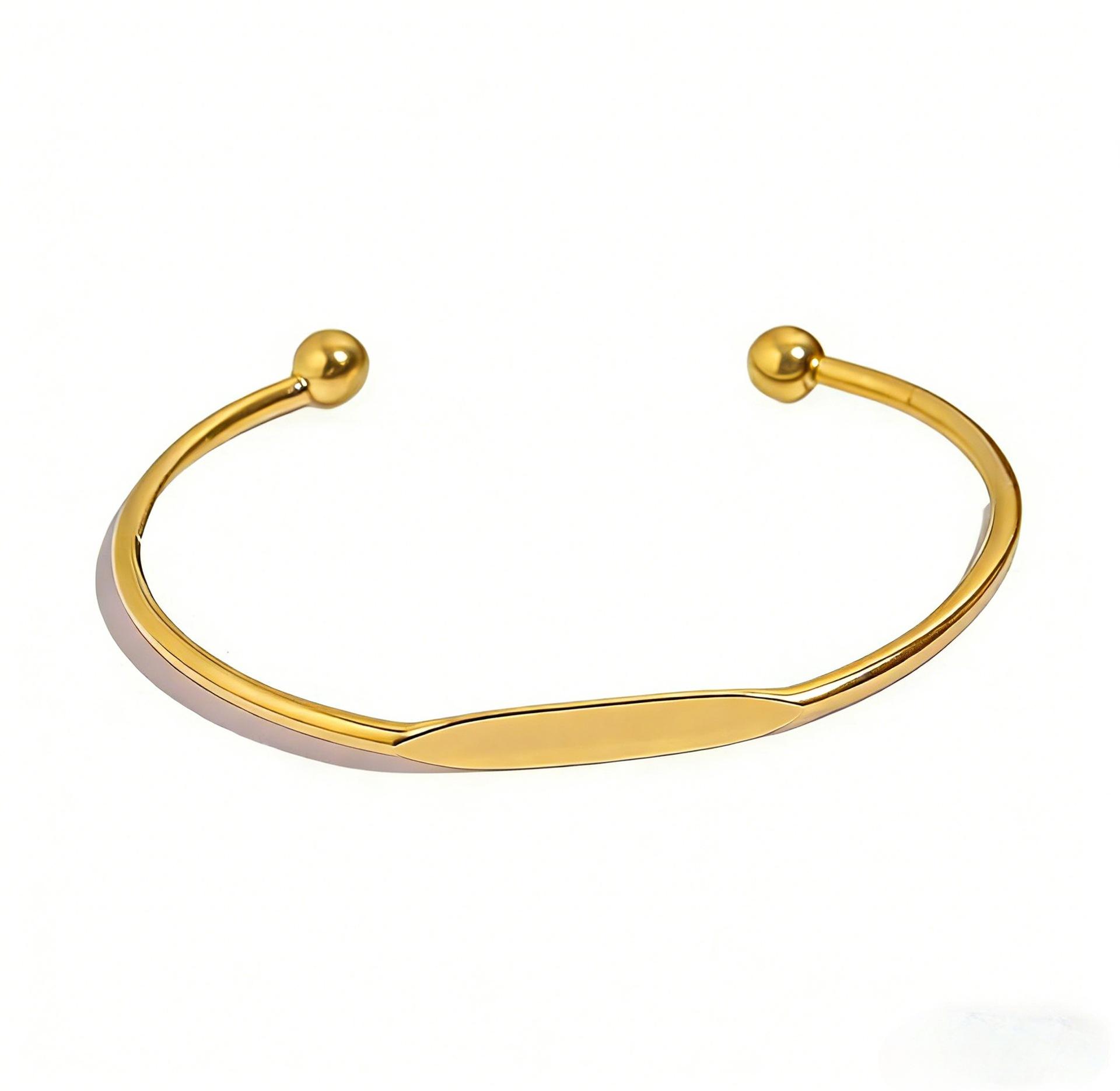 Hot-selling multi-layer line winding geometric opening bracelet set punk wave beaded bracelet