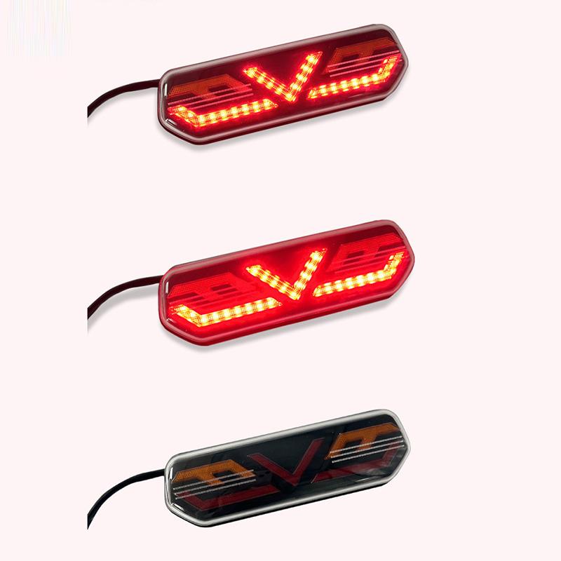 Tylne Światło LED Tylne Światło Samochodu Elektrycznego Motocykla Tylne Światło Przeciwmgielne Światło Pozycyjne Światło Hamowania Światło Konwersji