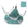 Pet Hanging Hammock Comfortable 3 Layer Hamster Hanging Bed for Rats Rabbits Ferrets Guinea Pigs