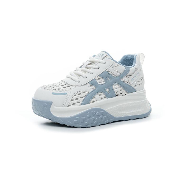 Summer new hollow shoes women breathable casual thick baseplate shoes versatile fashion 34