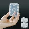 2pcs Clear Peptide Case Set for Fridge,20 Slots Total, 3ml Vial Holder for Refrigerator, Semi-Transparent Vial Storage Case
