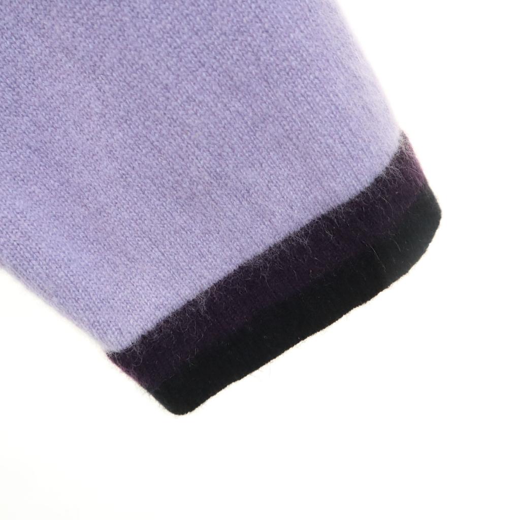 HERMES Made in Italy 100% cashmere Long sleeve Half zip knit L sweater Men's Used