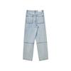LESS 2024 Winter Cotton Washed Straight-Leg Jeans