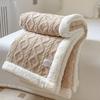 Thickened Winter Blanket Double Sided Fluff Plush Double Layer 3d Bed Sofa Warm