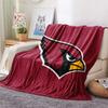 Arizona Cardinals Print Flannel Blanket, High quality Comfortable for All Seasons, Home Decor, Warmth and Comfort, Perfect for Christmas Gifts