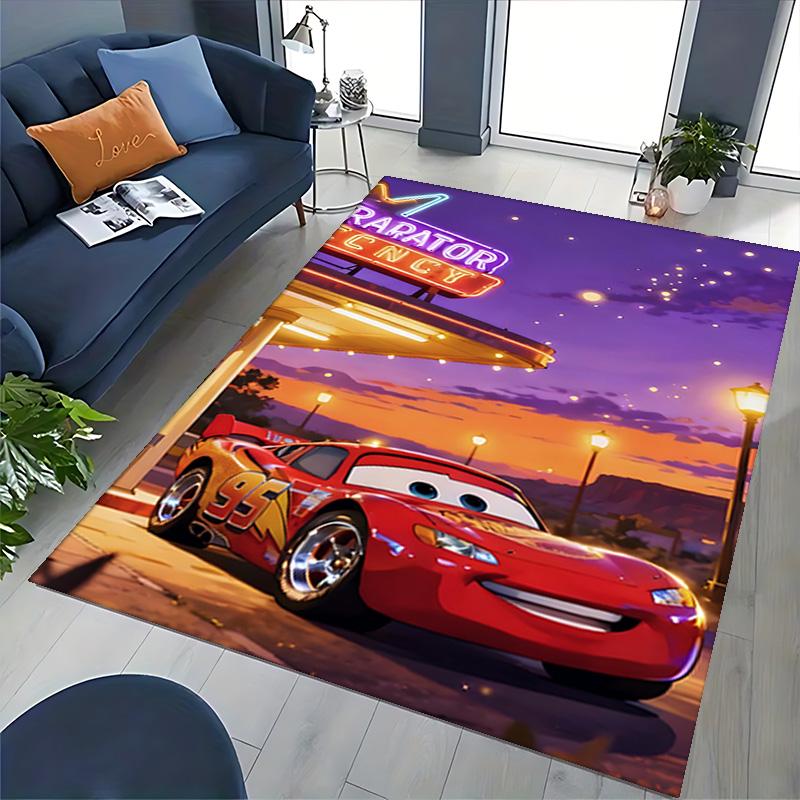 1pc Mcqueens Adventure Carpet Rug for Bedroom Living Room Decor Sofa Home Game Area Rug Non-slip Floor Mat. D0730048