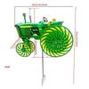 Pastoral Courtyard Windmill: Rotating Airplane Weather Vane Outdoor Ground Decor