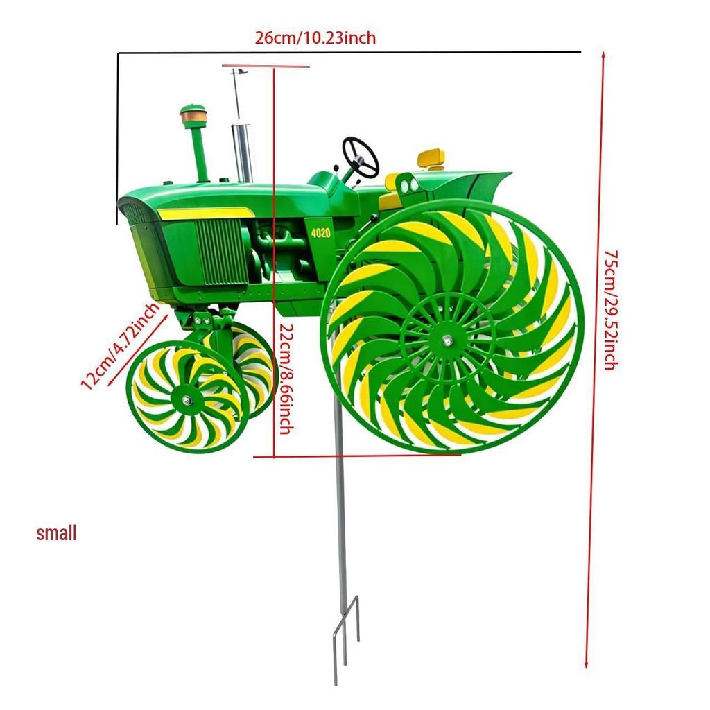 Pastoral Courtyard Windmill: Rotating Airplane Weather Vane Outdoor Ground Decor