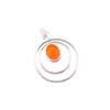 Natural Carnelian Gemstone 925 Sterling Silver Jewelry Handmade Pendant 1.65" PP-61-29