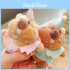 Clothes Groundhog Wearing Hats Cartoon Plush Keychain Daily Use Gifts Pendant