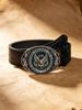 American Retro Eagle Buckle Leather Belt - Unisex Western Cowboy Carved US Flag Design