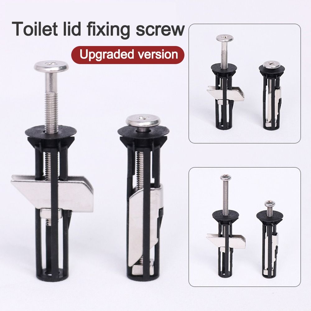 2Pcs Universal Toilet Seat Fastener Bolt Kit  Toilet Cover Maintenance Accessory