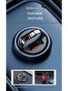Compact Dual USB Car Charger with Pull-Ring Design - 200W Fast Charging & Multifunctional Cigarette Lighter