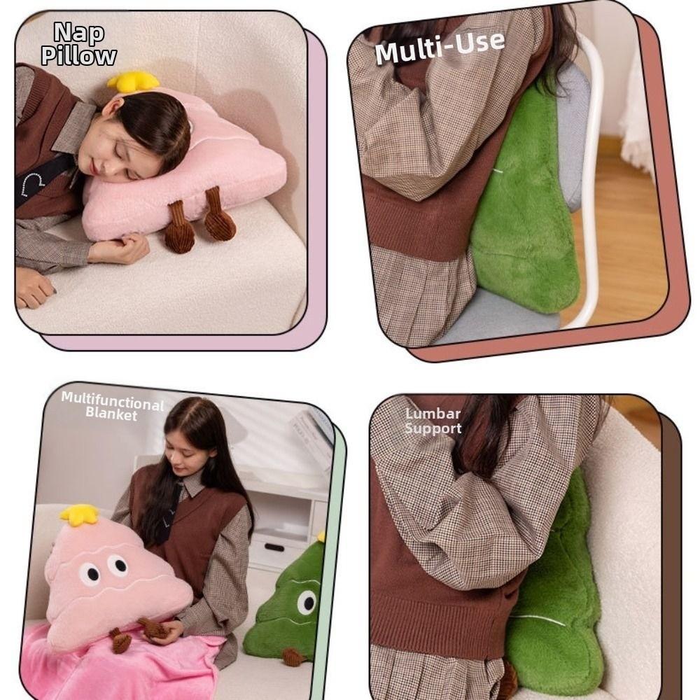 Xmas Decor Soft Christmas Tree Pillow Cute Cartoon Christmas Throw Pillow Decorative Kawaii Christmas Cushion