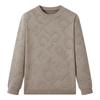 Hodo Men's Autumn Wool Blend Jacquard Knit Sweater