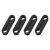 Auto Door Buffer Pad Silicone Shock Absorb Noise Reduction Strips Universal Edge Guards 4Pcs for Most Cars & SUVs