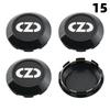 1 Juego/4 Piezas Diámetro Exterior 76MM / Diámetro Interior 72MM Tapa Para Llantas Tapacubos Centrales con Logo OZ Tapa de Rueda de Coche Deportivo Tapacubos
