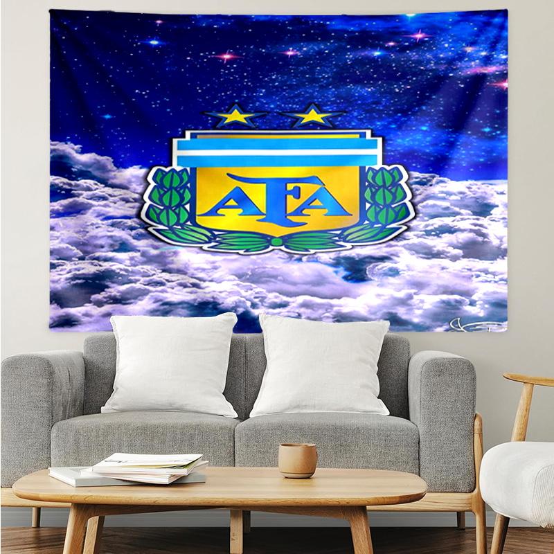 Argentina Football Club Printed Printed Tapestry, for Bedroom,Livingroom, Dormitory, Large Wall Decor, Fabric Decor Fan Birthday Gifts