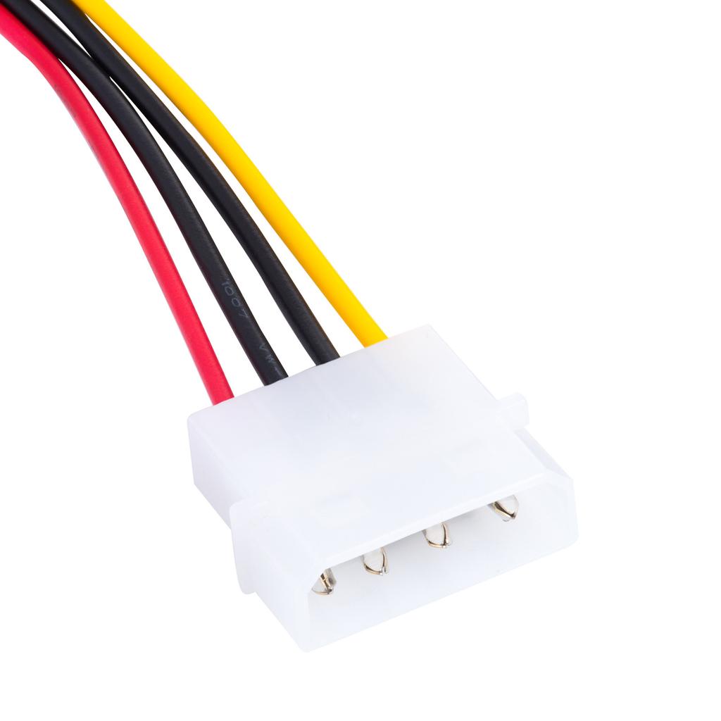 Molex - Sata Cable Akyga Ak-Ca-17 Power Cable HDD SSD Drive 15cm /F