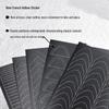 V-Shaped Dual-Purpose French Nail Art Stickers with Hollow Design