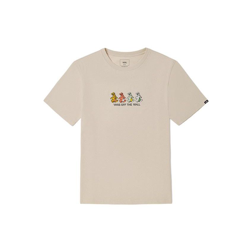 

Vans Colorful Rabbit Print American Vintage Crew Neck Short Sleeve T-Shirt SS22 Unisex T-Shirt Oatmeal VN0A7PYP2N1 L