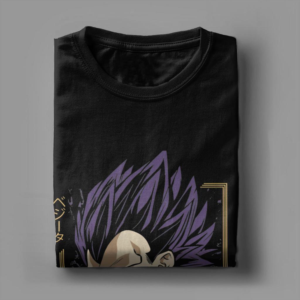 Anime Vegeta Ultra Ego  Anime T-Shirt For Men Women O-neck Short Sleeve Tops  100%Cotton Summer Tops