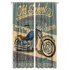 Curtain Motorcycle Series Kusa Style 3D Digital Printing High Density Shading
