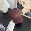 Retro Washed Letter Embroidered Baseball Cap Unisex Face Cap Trendy Brand Versatile Sun Hat