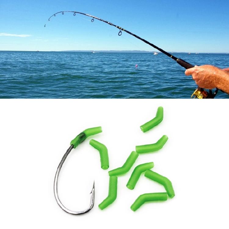 30/50Pcs Anti Tangles Sleeves Carp Fishing Line Aligner Fishing Hook Tube Sleeve