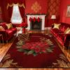 Gorgeous Red Carpet Living Room Large Area Decoration Sofa Area Rugs for Bedroom Cloakroom Non-slip Floor Mats Christmas Gift