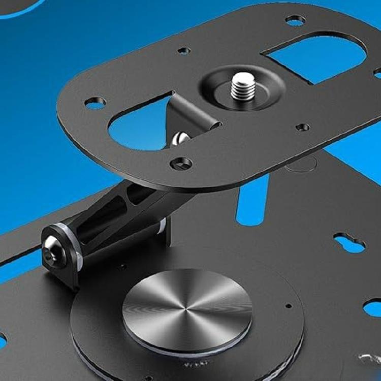 Projector Mounting Bracket Desk Stand or Ceiling Mount Support 1/4in Thread Carbon Steel For DSLR Webcam