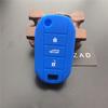 ZAD 3 Button Silicone Flip Remote Key Case Fob Cover Holder for Citroen C4 CACTUS C5 C3 C4L elysee key shell case