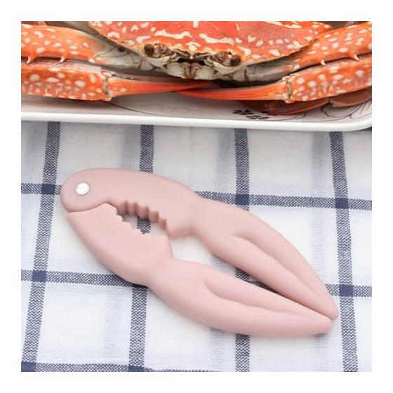 TIDTALEO Pink PP Plastic Crab Leg Crackers Kitchen Goods with Chestnut Peeler Function, Perfect for Christmas and Home Parties, Convenient Kitchen