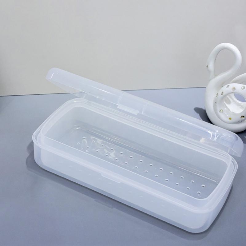 Manicure Implement Sanitizer Cleaner Nail Art Tools Storage Box Manicure Accesories Organized for Salons and Home Use