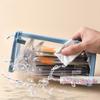 [TG835]Transparent Pencil Case Large Capacity Simple Pen Bag Kawaii Cosmetic Bag School Study Stationery Office Supplies