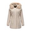 Women's Hooded Coat Ladies Winter Cotton Coat Thickened Warm Jacket