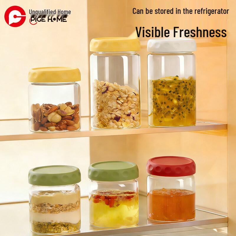 Borosilicate Glass Airtight Storage Jars
