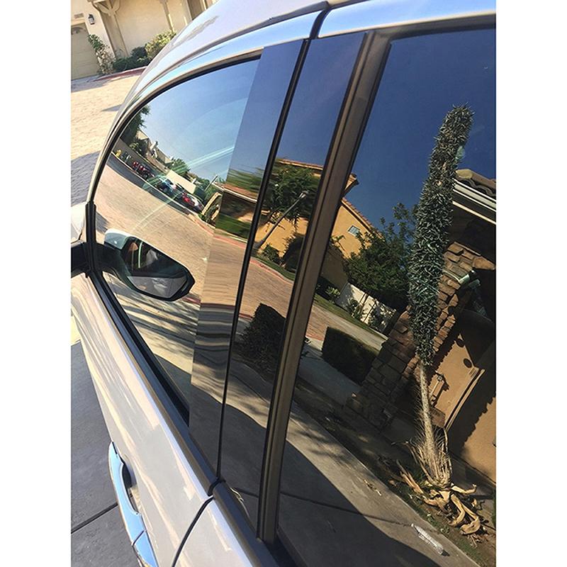 6Pcs Car Door Window Trim Pillar Posts Molding Cover Stickers for Geely Coolray Proton X50 2019-2023 Auto Styling Accessories